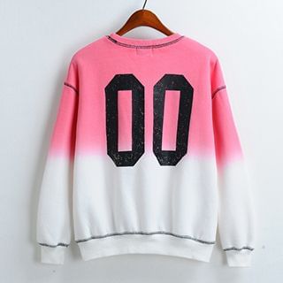 Magic Mirror Gradient Numbering Sweatshirt