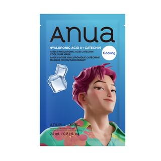 Anua - Kpop Demon Hunters 8 Hyaluronic Acid Catechin Cool Slim Mask 24ml x 1 sheet