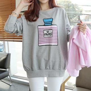 Lina Long Sleeved Print Pullover