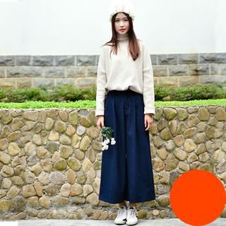 Yammi Cropped Wide-Leg Pants