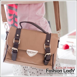 Buckled Flap Crossbody Bag
