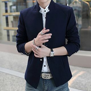 Besto Mandarin Collar Single-Breasted Jacket