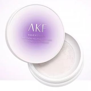 Akf - Snow Melting Setting Powder (1-4) #01 Transparent - 10G
