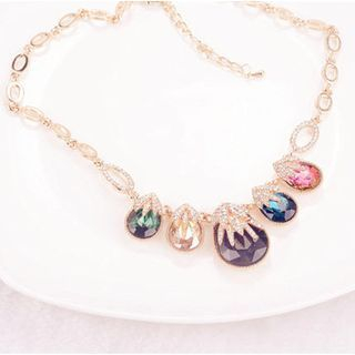 Best Jewellery Crystal Raindrop Necklace