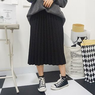 Dasim Pleated Maxi Skirt