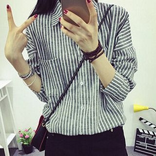 QUNI Striped Shirt