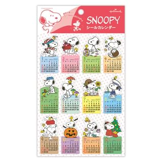 SNOOPY Die Cut Calendar Sticker 2025 One Size