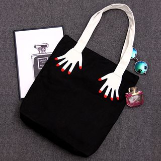Aoba Hands Embroidered Shopper Bag