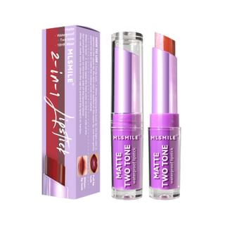 Mlsmile - 2-In-1 Matte Lipstick - 8 Colors #01 - 3G