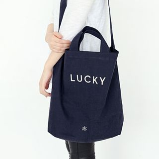 Full House Lettering Shopper Bag