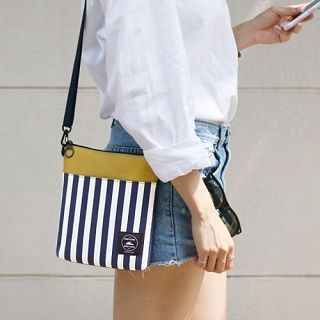 Full House Color-Block Messenger Pouch