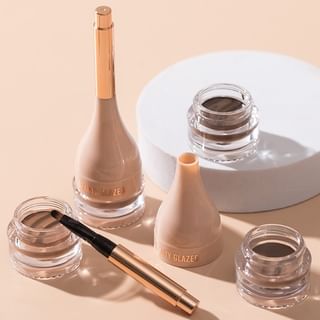 Beauty Glazed - Natural Shaping Eyebrow Cream With Brush - 6 Colours 105 Dark Brown - 5G