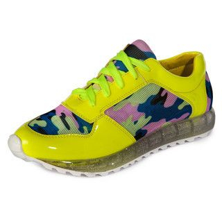 yeswalker Multicolored Camouflage Print Sneakers