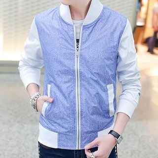 Danjieshi Color-Block Zip Jacket