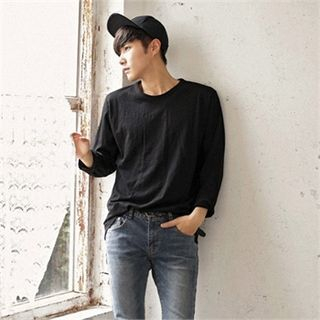 MITOSHOP Long-Sleeve Colored Top
