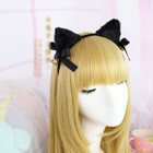 Cat Ear Bow & Bell Headband / Hair Clip / Brooch