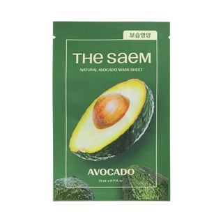 The Saem - Natural Mask Sheet - 25 Types 2025 Version - Avocado