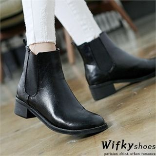 Wifky Block-Heel Chelsea Ankle Boots
