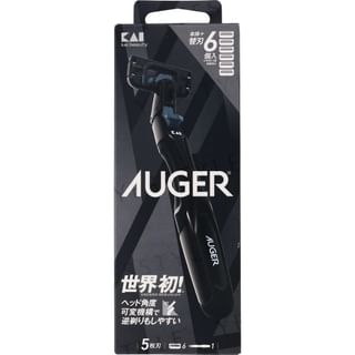 KAI - AUGER System Razor Combo Pack Body & 6 Blade 1 Set