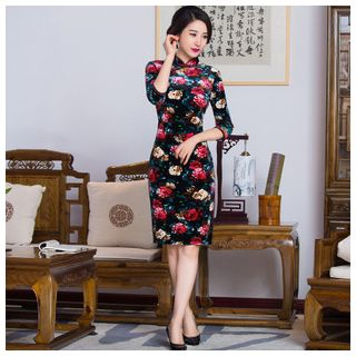 Maura Qipao Floral Cheongsam