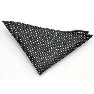 Xin Club Dotted Pocket Square Black - One Size