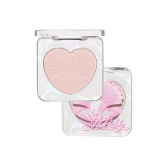 Etude - Pink Shy Heart Pop Blusher - 2 Colors Pink A Boo