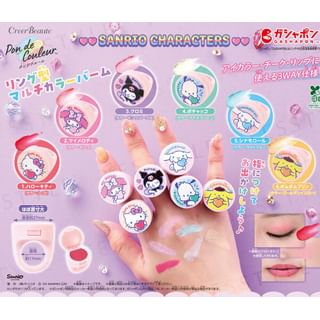 Creer Beaute - Sanrio Characters Ring-Shaped Multi-Color Balm 1 Pc - Random Style