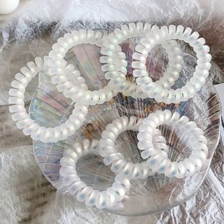 Iridescent Spiral Hair Tie