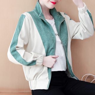 Two Tone Zipped Jacket