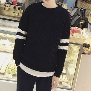 JUN.LEE Striped Sweater