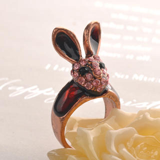 Fit-to-Kill Head Of Rabbit Ring Copper - One Size