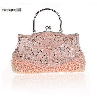 Glam Cham Beaded Embroidered Clutch