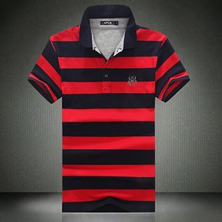 Riverland Striped Polo Shirt