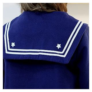 Sechuna Sailor-Collar Double-Breasted Jacket