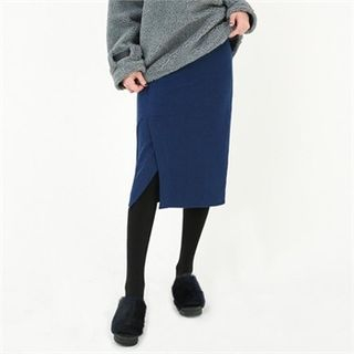 GLAM12 Elastic-Waist Skirt