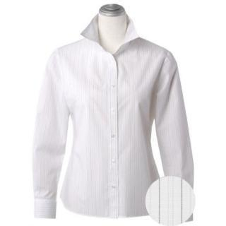 Gray Pin Striped Tailored Shirt
