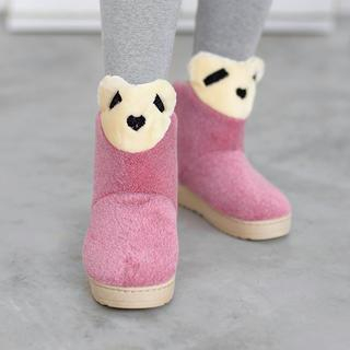 59 Seconds Bear-Accent Snow Boots