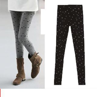 Cammi Dotted Fleece-lined Leggings