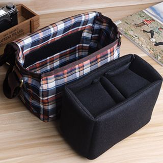 Photosack Plaid Camera Bag