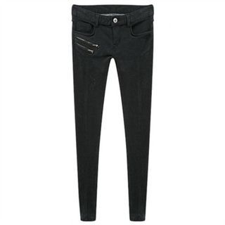 PEPER Zip-Detail Skinny Jeans