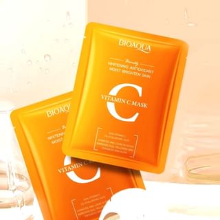 Bioaqua - Whitening Antioxidant Vitamin C Mask #Mask - 1 Pcs