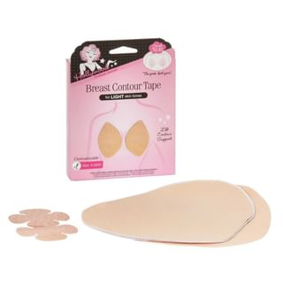 Breast Contour Tape Includes No-Show Nip Covers (3 Pairs Light