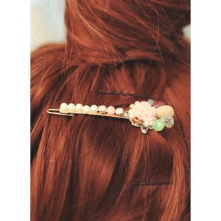 kitsch island Rhinestone Rose Hair Pin