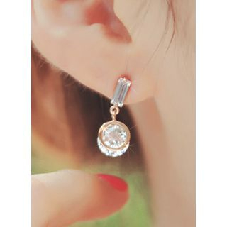 kitsch island Rhinestone Drop Earrings