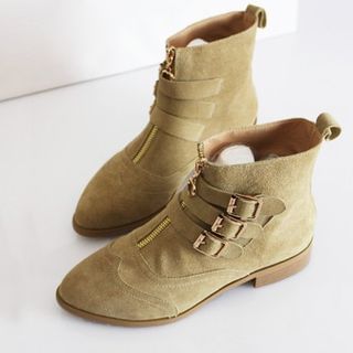 Pangmama Strappy Short Boots