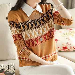 Soft Luxe Print Sweater
