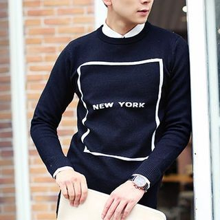Chic Maison Lettering Sweater
