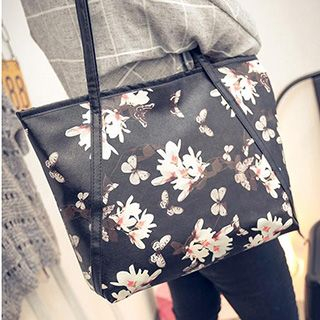 Aoba Butterfly Print Tote