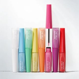 Car Mela - Waterproof Quick-Dry Art Liquid Eyeliner - 13 Colors 08# Orange - 2.3G