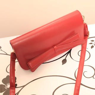 Bow-Front Flap Clutch